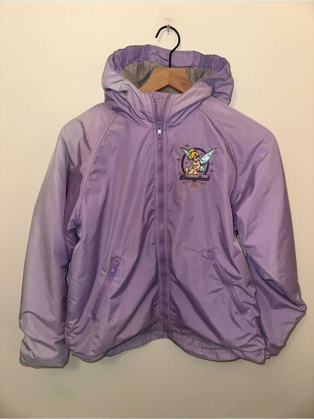 Vintage 2000’s Disneyland Tinkerbell Embroidered Purple Jacket